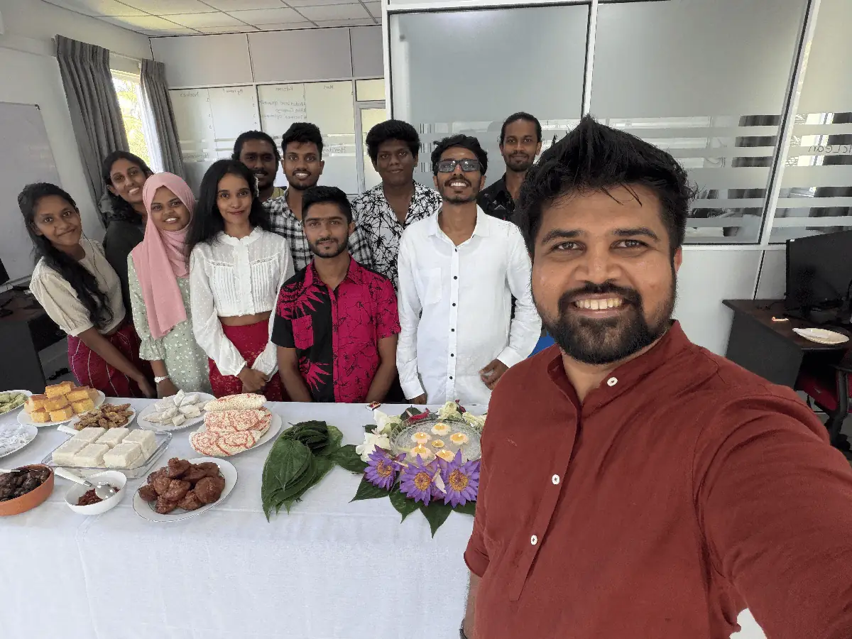 RankPandas team celebrating together in the office